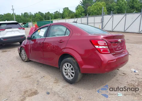 2017 Chevrolet Sonic Lt Auto из США, поврежденный, VIN 1G1JD5SH7H4121727